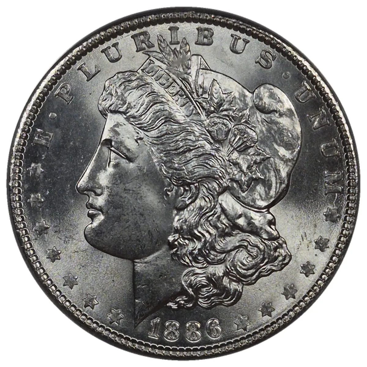 1886-$1-Morgan-Dollar-#43---TPG-30-Of-40